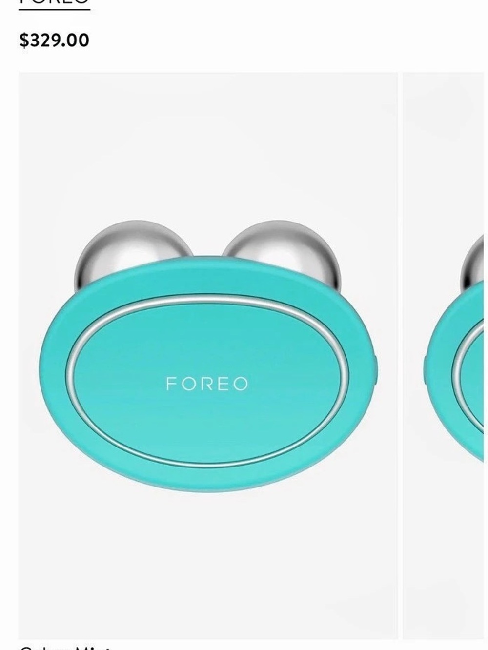 FOREO BEAR Facial Toning Device Facial Toning Device in Blue NWT